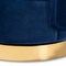 Baxton Studio Saffi Royal Blue Velvet Upholstered Gold Finished Swivel Accent Chair 163-10572 - alternate 2